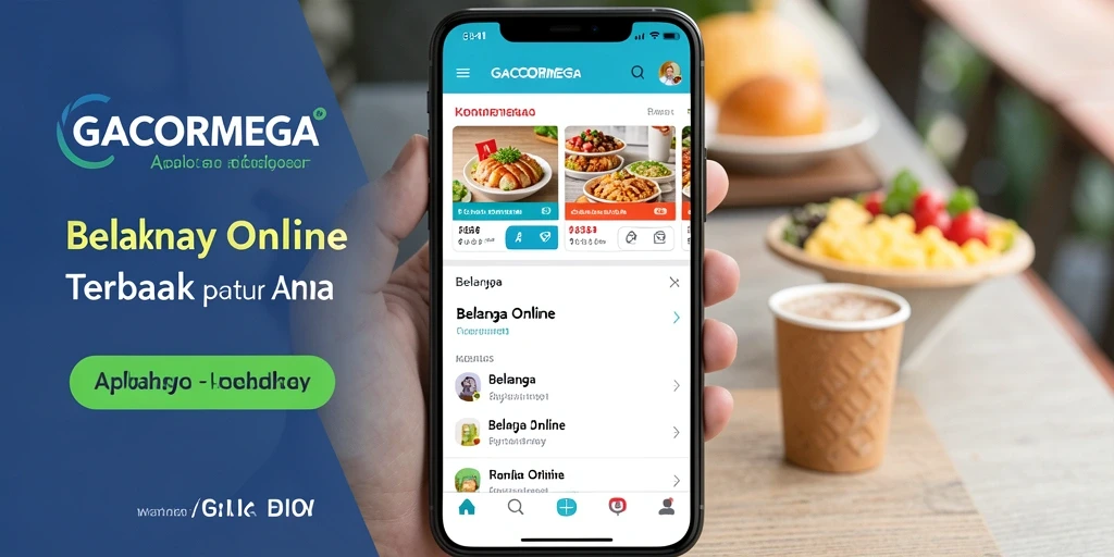 Tampilan antarmuka GACORMEGA untuk belanja online yang intuitif dan menarik.