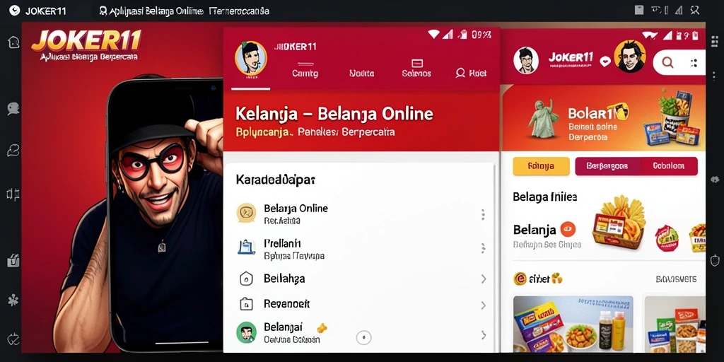 Antarmuka pengguna JOKER11 yang intuitif dan mudah digunakan.